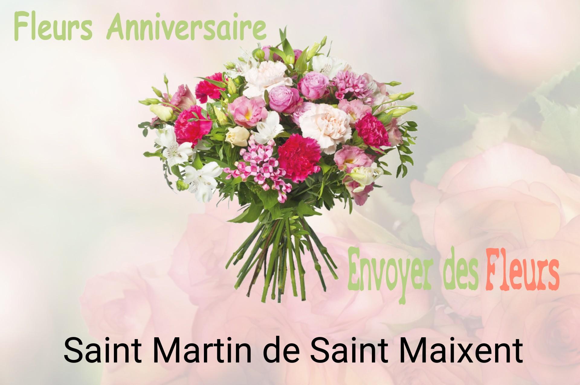 Bouquet de fleurs d’anniversaire livré à Saint-Martin-de-Saint-Maixent