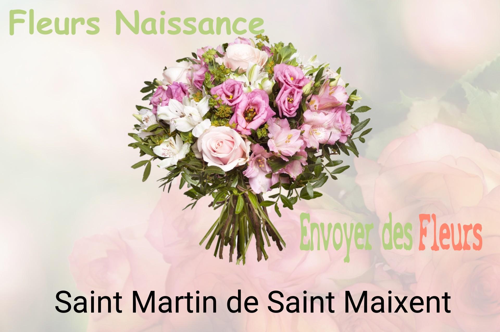 Bouquet de fleurs de naissance livré à Saint-Martin-de-Saint-Maixent